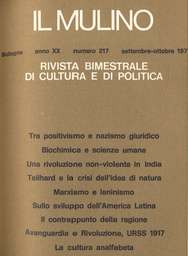 Copertina del fascicolo dell'articolo Teilhard de Chardin: la crisi dell'idea di natura