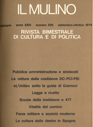 Copertina del fascicolo dell'articolo Il nodo politico dell'amministrazione pubblica e i sindacati