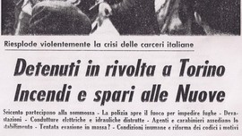 Copertina della news 13 aprile 1969:<br>insorge il carcere Le Nuove di Torino